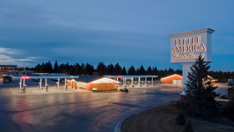 Travel Center at the Little America Hotel in Cheyenne, Wyoming.