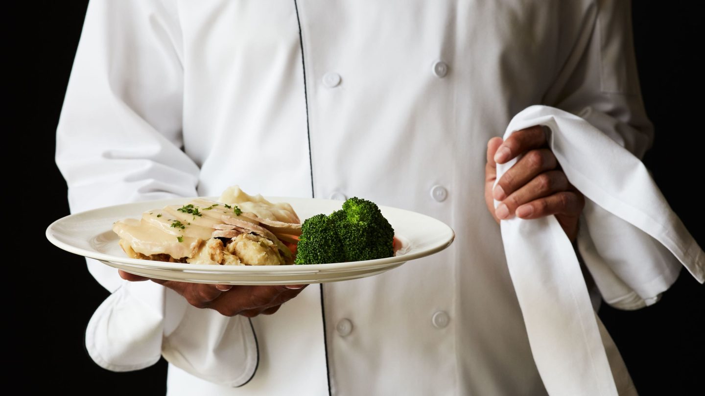 Famed Turkey Dinner from the Little America Hotel in Cheyenne, WY.