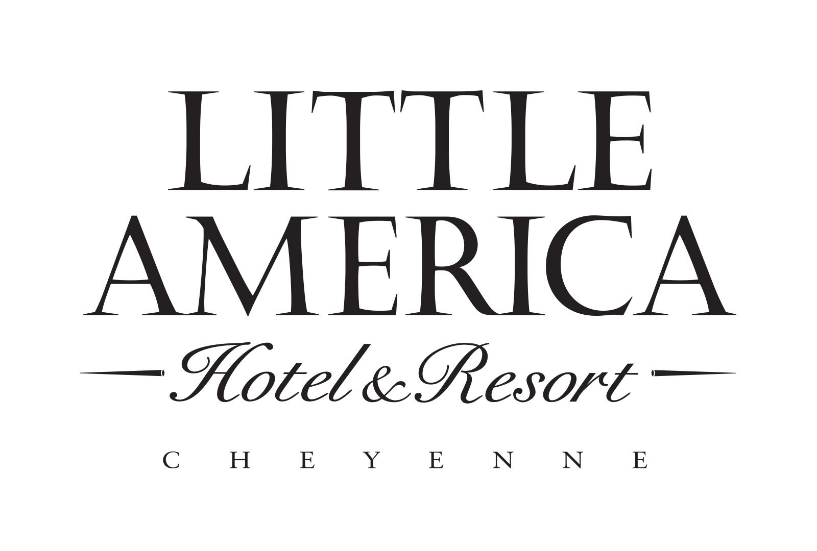 Little America Cheyenne Logo Black