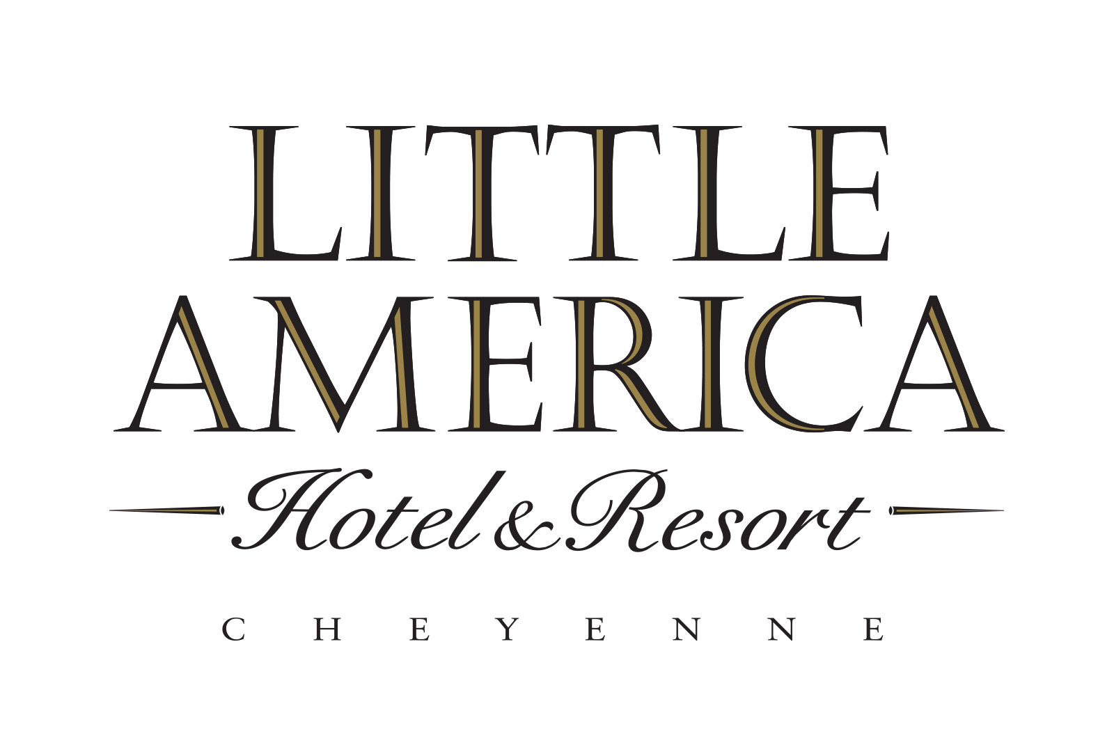 Little America Cheyenne Logo Gold
