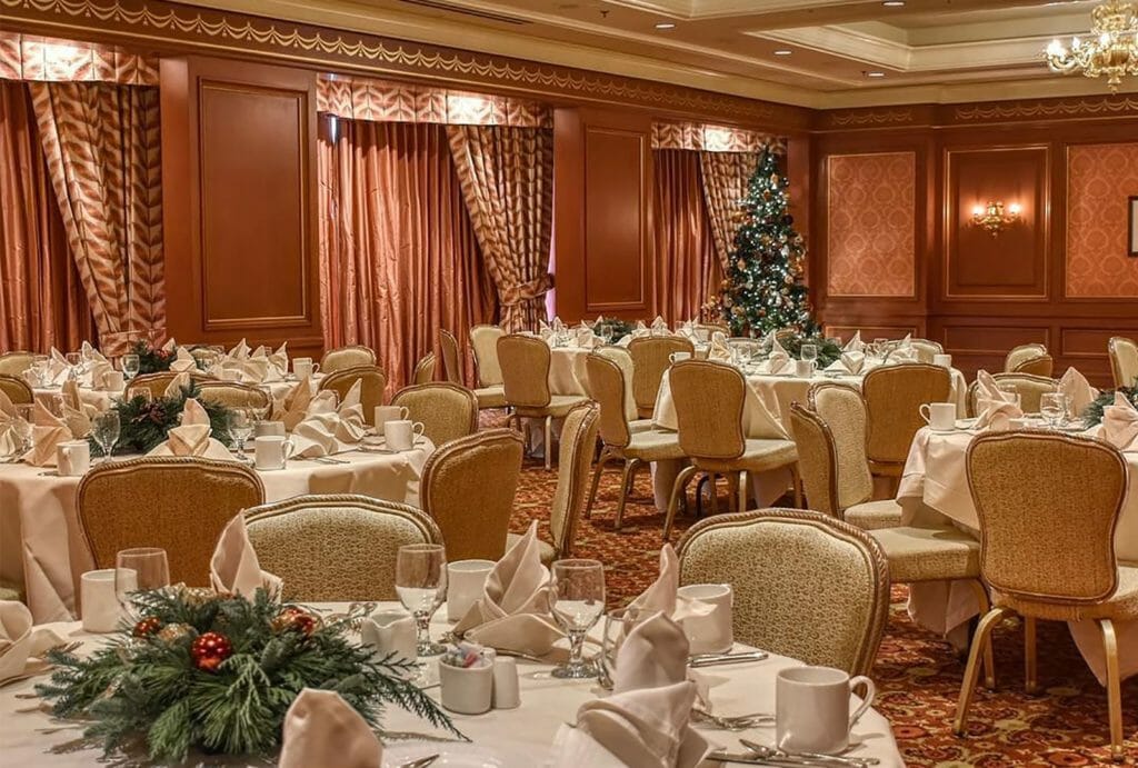 Christmas event in Cheyenne meeting room at Little America Hotel & Resort