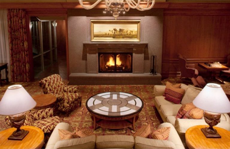 The Lobby area at the Little America Hotel in Cheyenne, Wyoming.