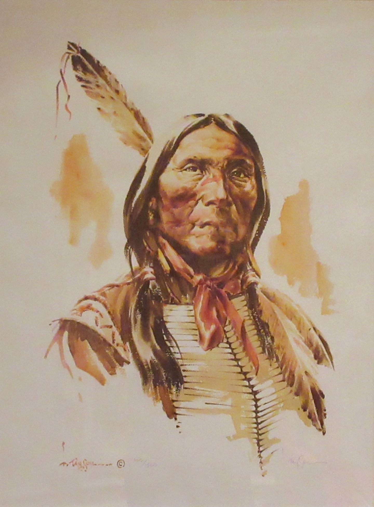 Lone Elk - Sioux Chief - Lyle Tayson