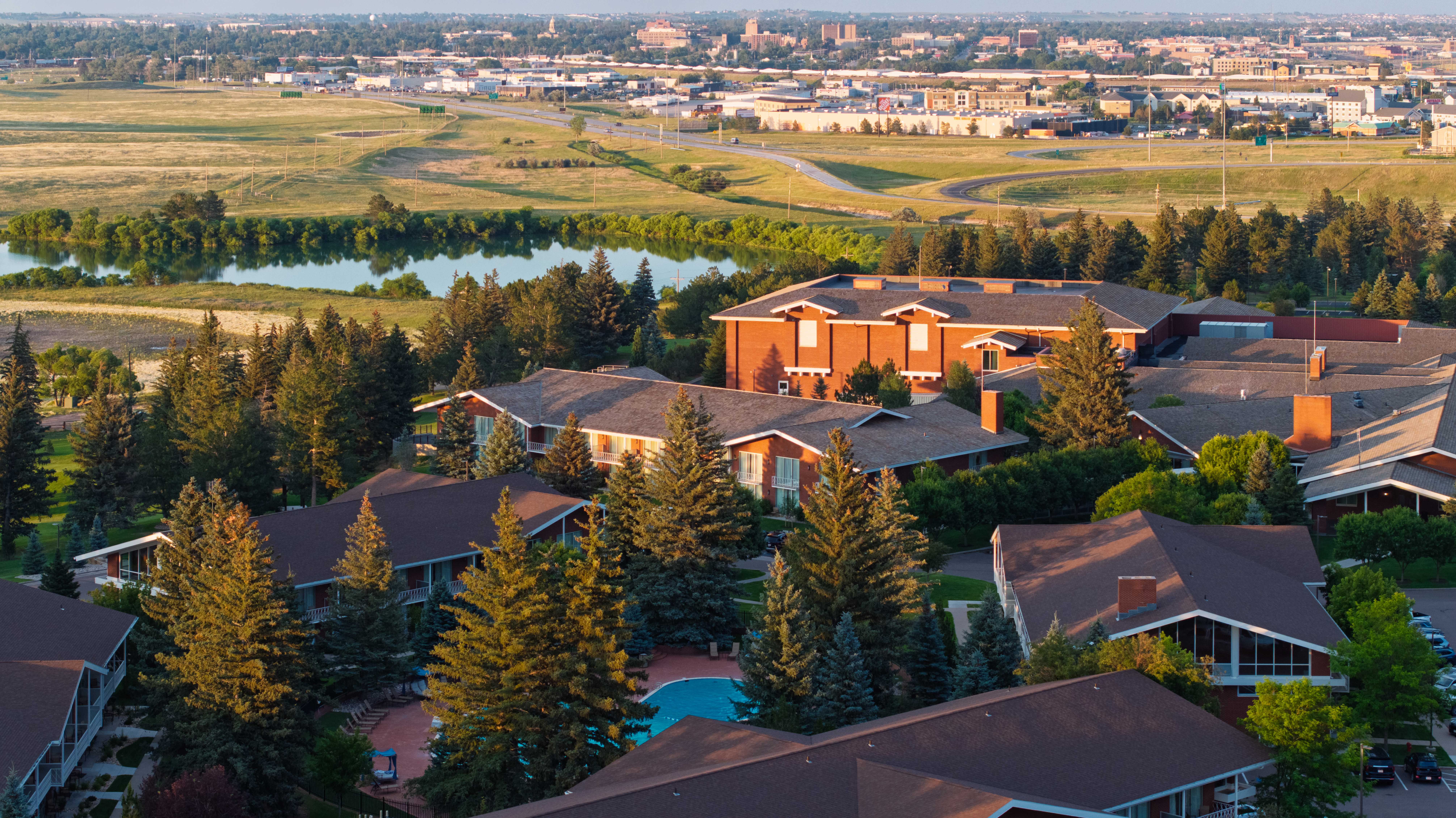 Little America Cheyenne Aerial Exterior